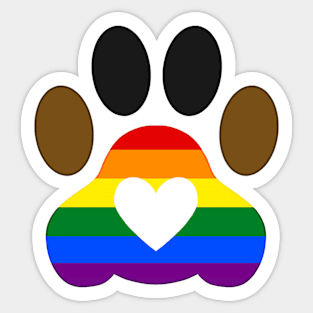 Pride Paw: Philadelphia Pride Sticker